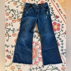 Democracy Dark Blue Flare Jeans